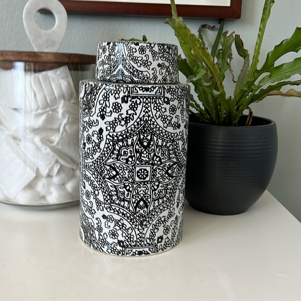 Pottery Barn ceramic container